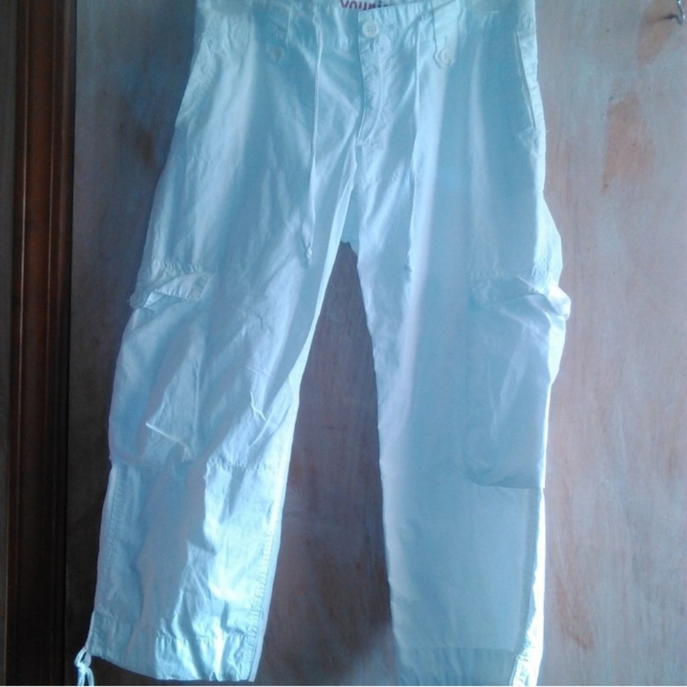Younique White Capris Pants for Effortless Style